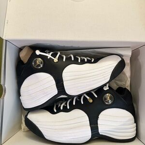 Jordan Black and White Basketball Sneakers